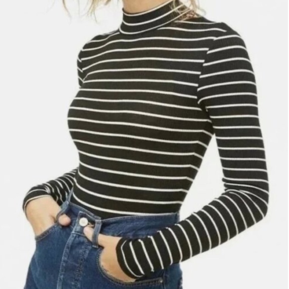 Haut Col Roulé Rayé Gymboree Garçon, Manches Longues - Taille XXL (7 Ans)